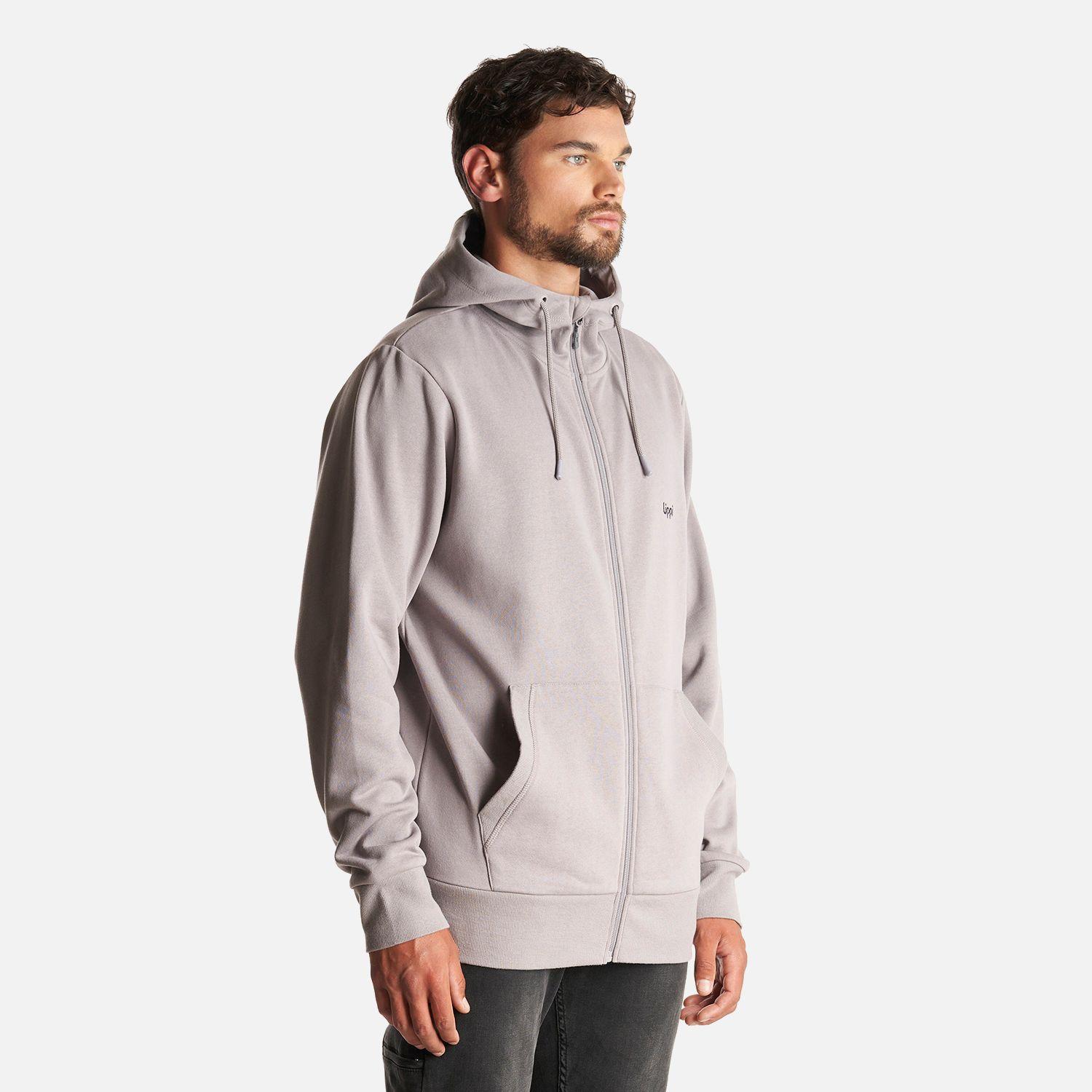 Poleron Hombre Ulmo Full Zip Hoody Sweatshirt Malva Lippi-2