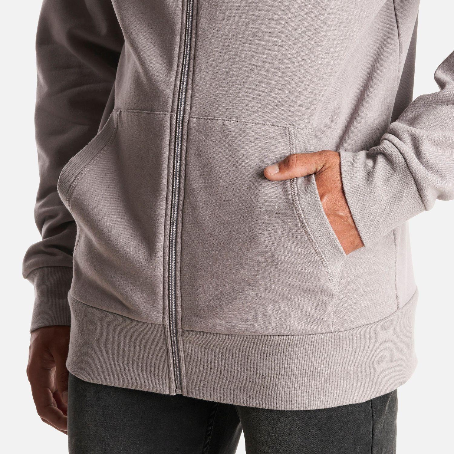 Poleron Hombre Ulmo Full Zip Hoody Sweatshirt Malva Lippi-5