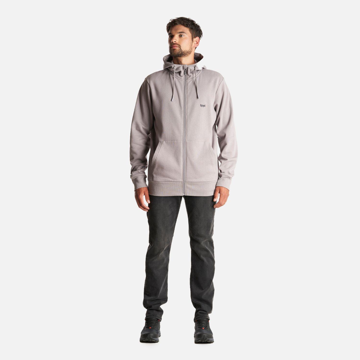 Poleron Hombre Ulmo Full Zip Hoody Sweatshirt Malva Lippi-7