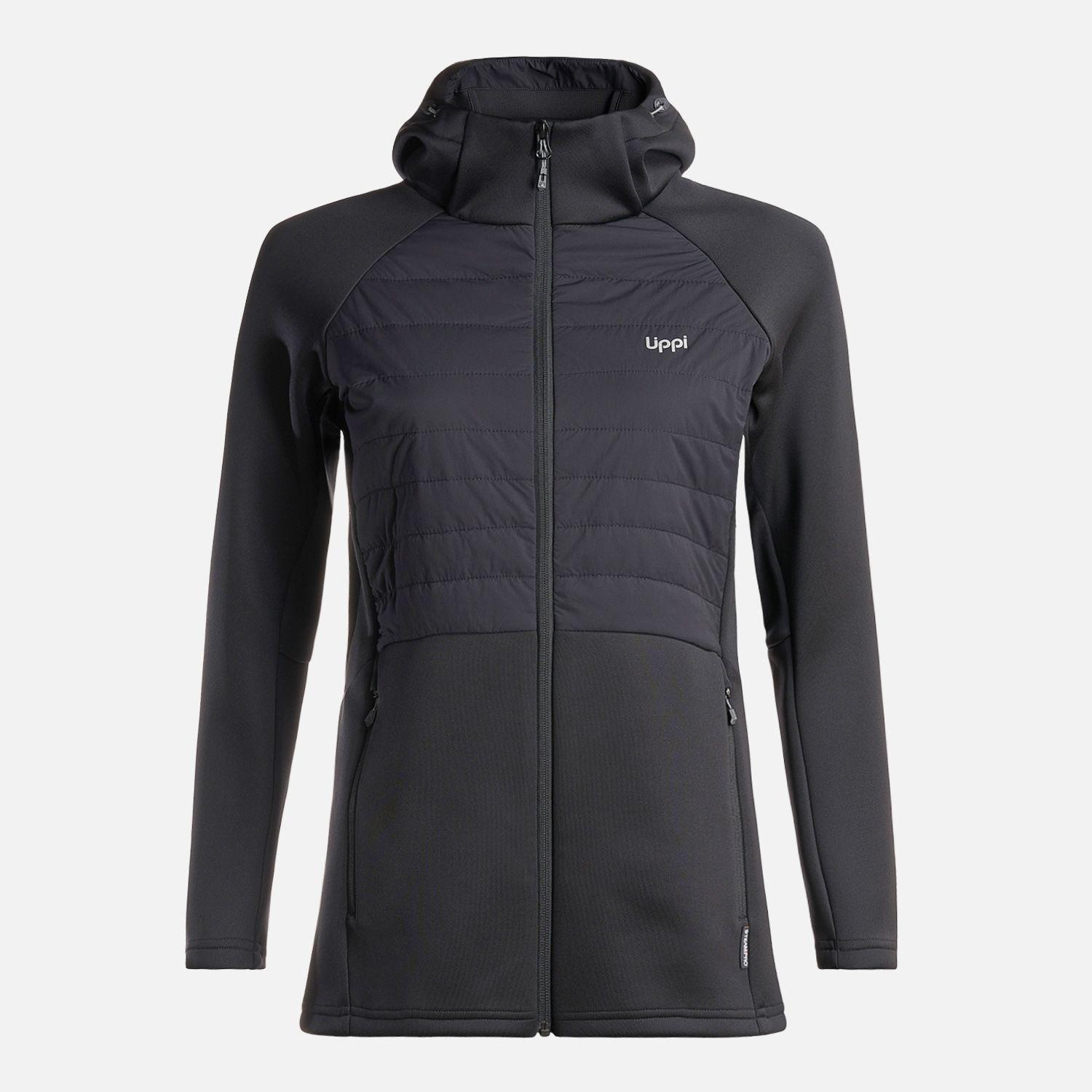 Poleron Mujer ColdMove WindBreaker SteamPro Hoody Jacket Negro Lippi-0