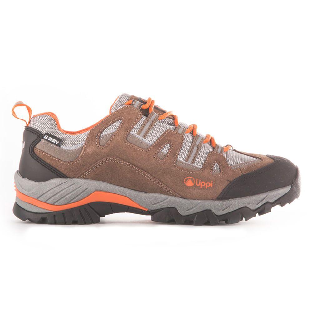 Zapato Junior Puelo CS Low Café / Naranjo Lippi-0