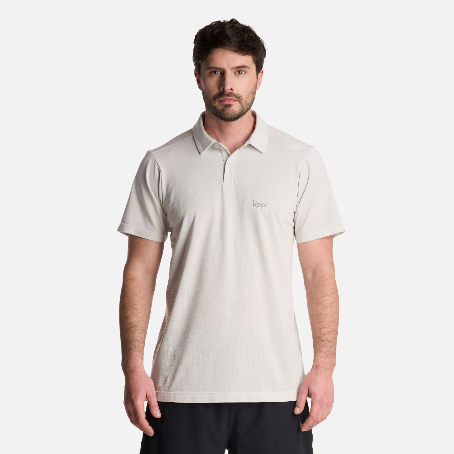 Polera Hombre B-Classic Seamless Polo Blanco Lippi-0