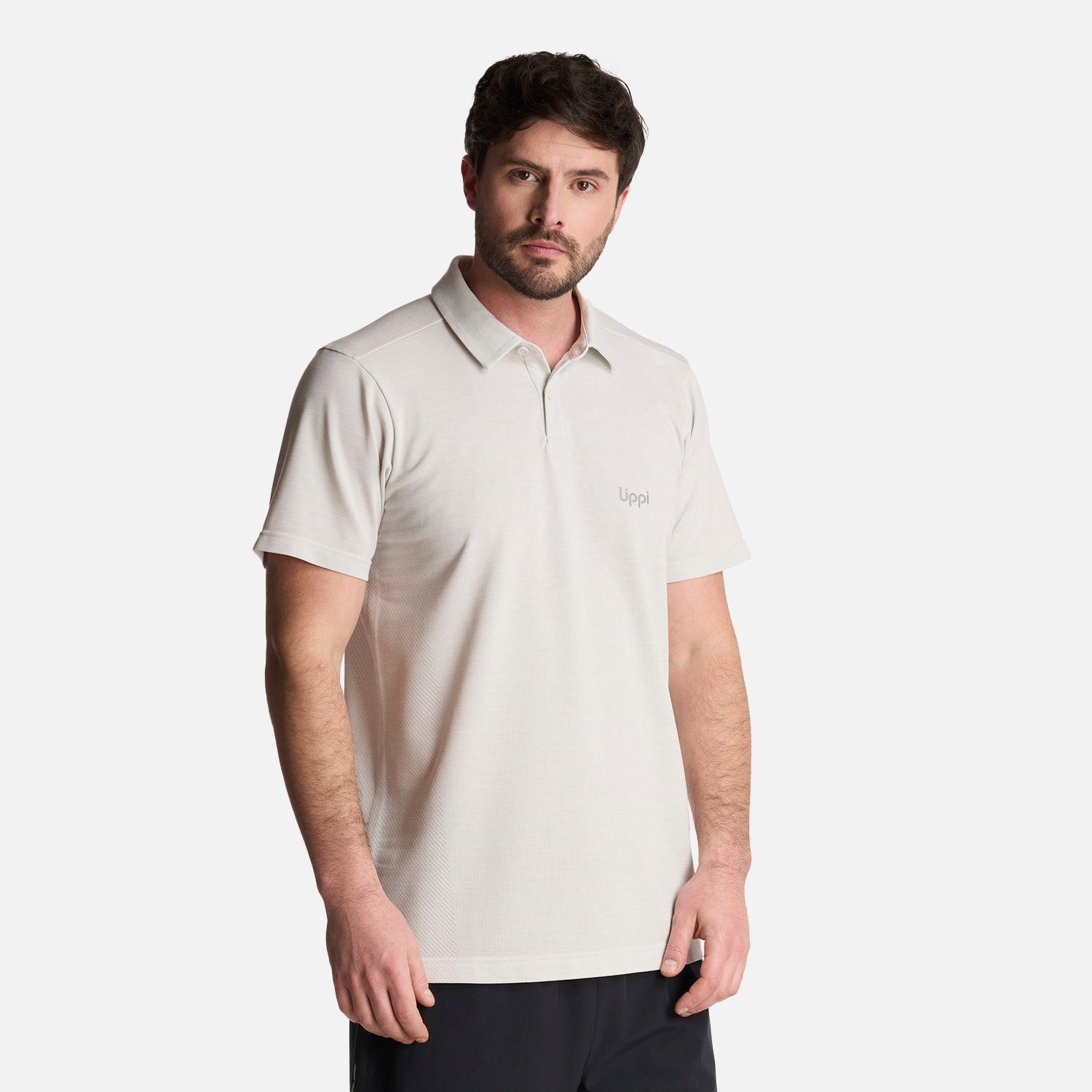 Polera Hombre B-Classic Seamless Polo Blanco Lippi-1