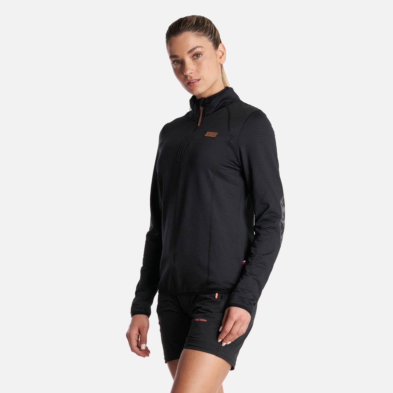 Poleron Mujer Taina Negro Haka Honu V24-2