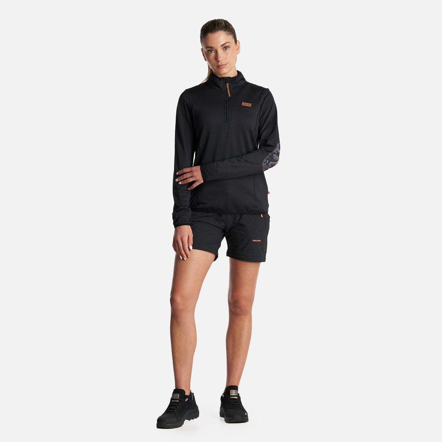 Poleron Mujer Taina Negro Haka Honu V24-5