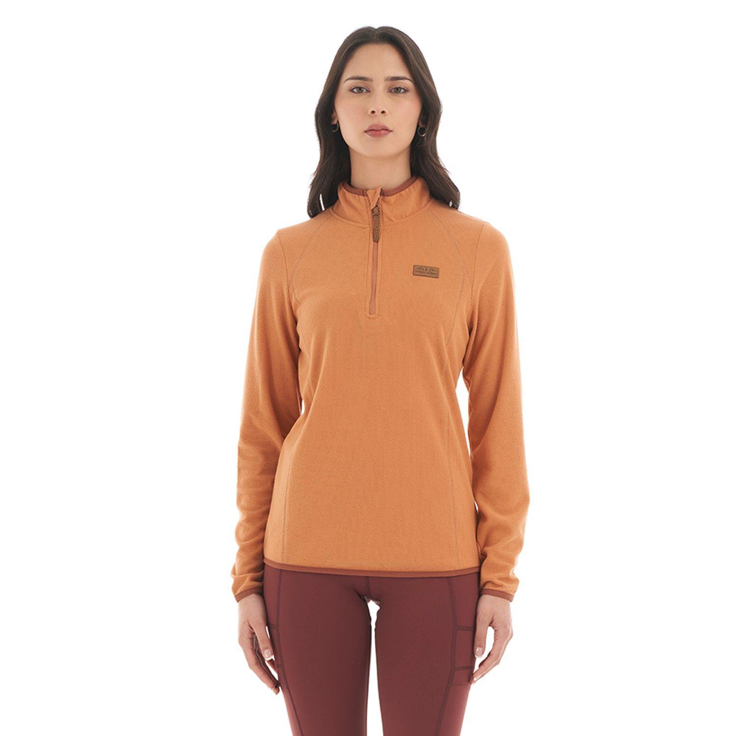 Poleron Mujer Taina Damasco Haka Honu V22-1