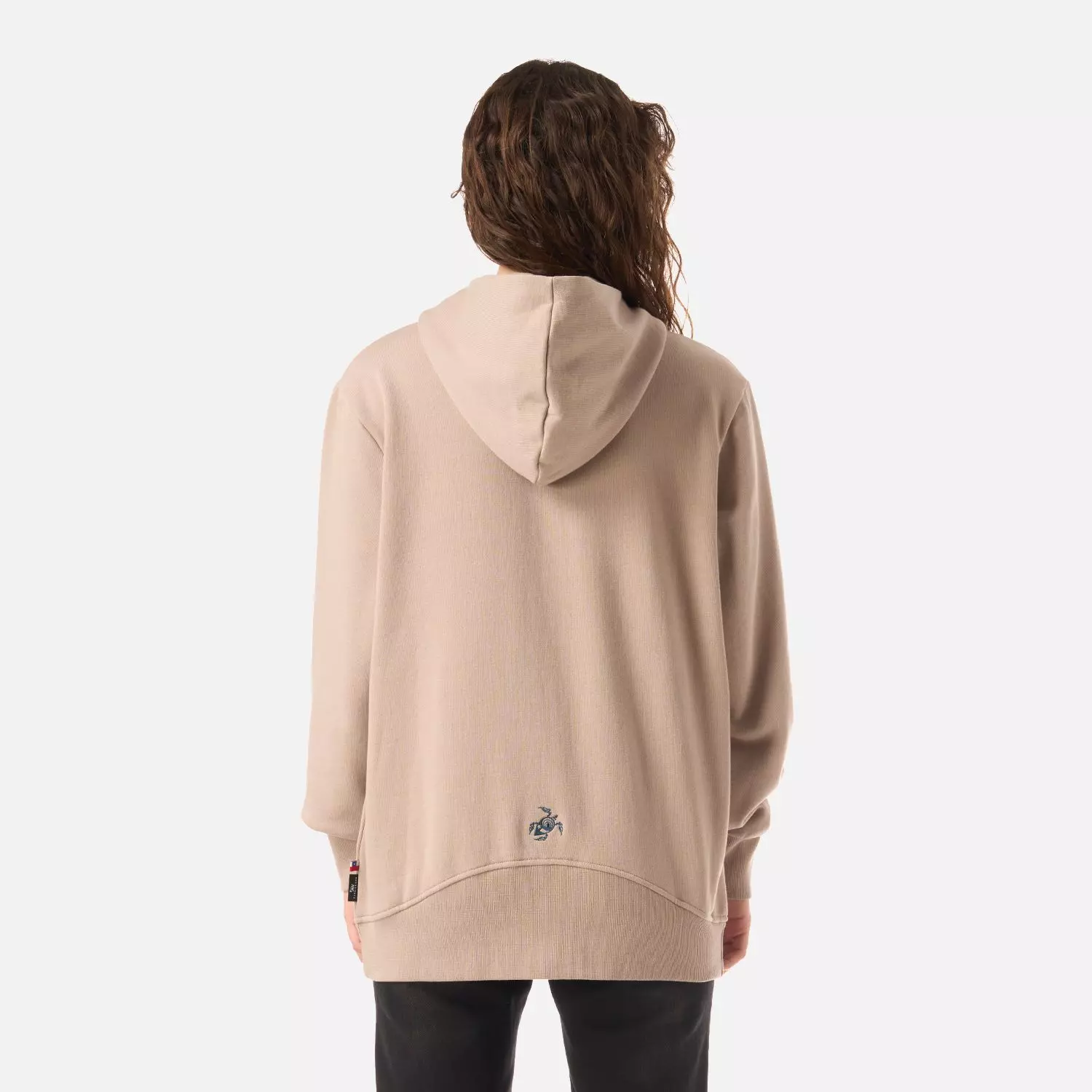 Polerón Mujer Motomami Full Zip Taupe Haka Honu V26-2