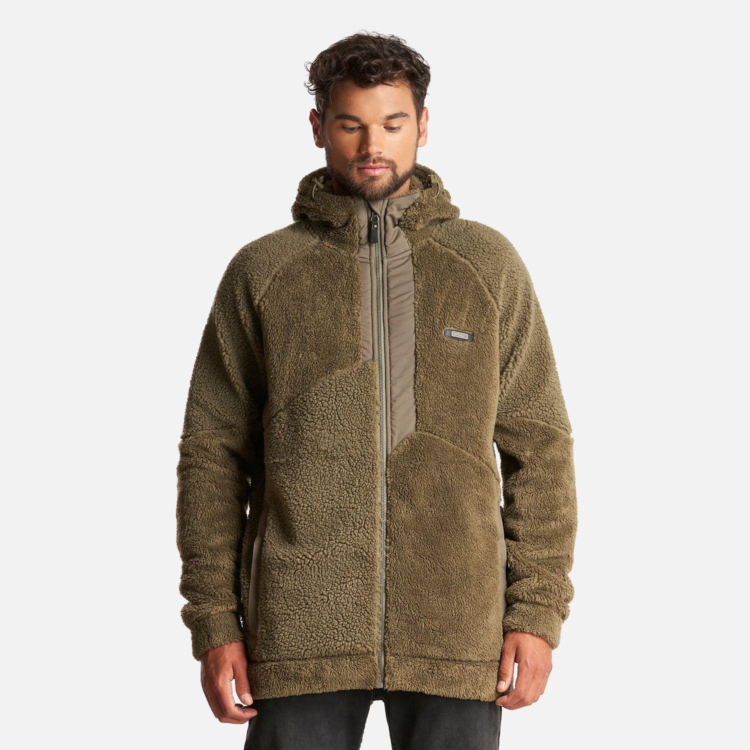 Chaqueta Hombre Bear Shaggy-Pro Hoody Jacket Verde Militar Lippi-1