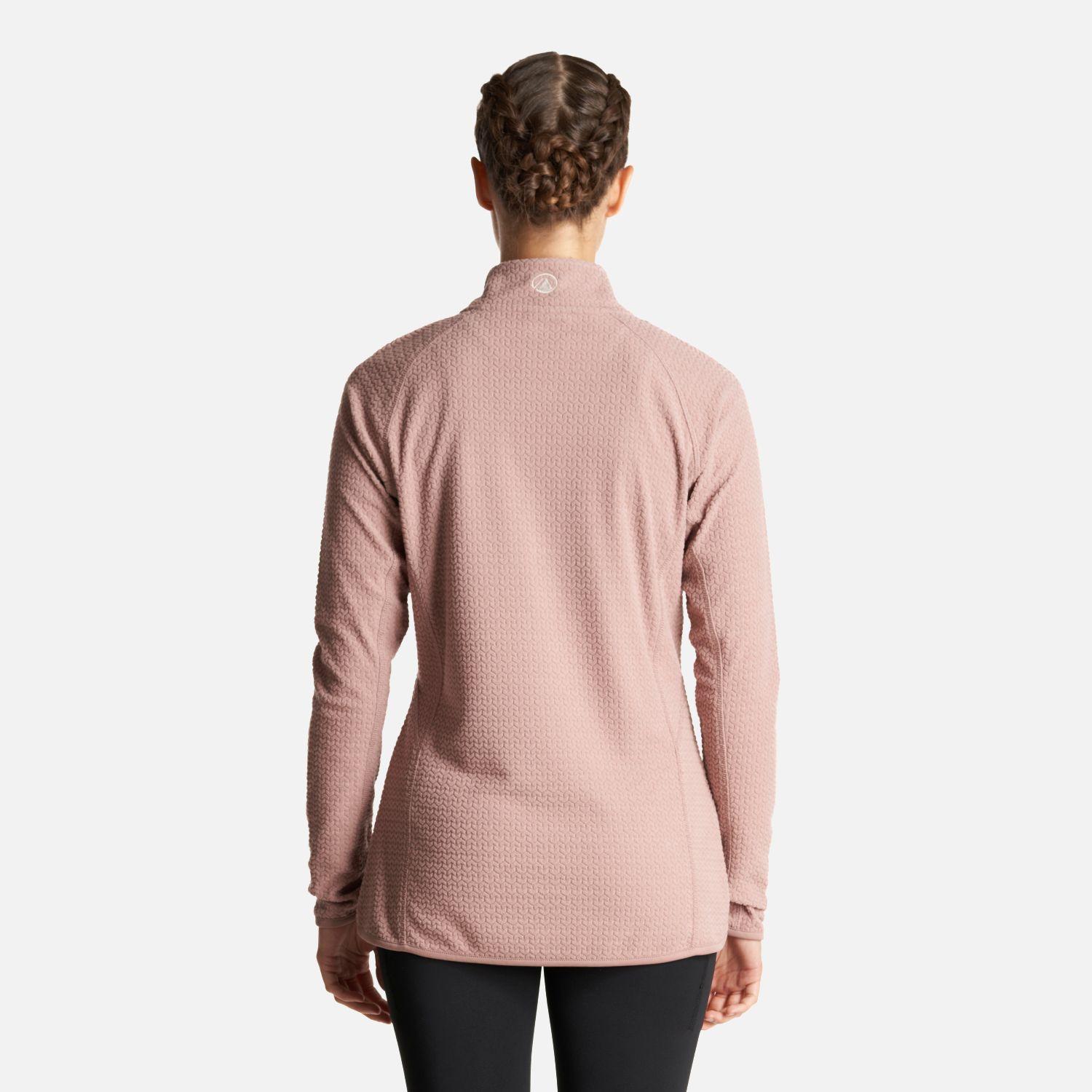 Poleron Mujer Jacaranda Nano-F 14 Zip Rosa Claro Lippi-3
