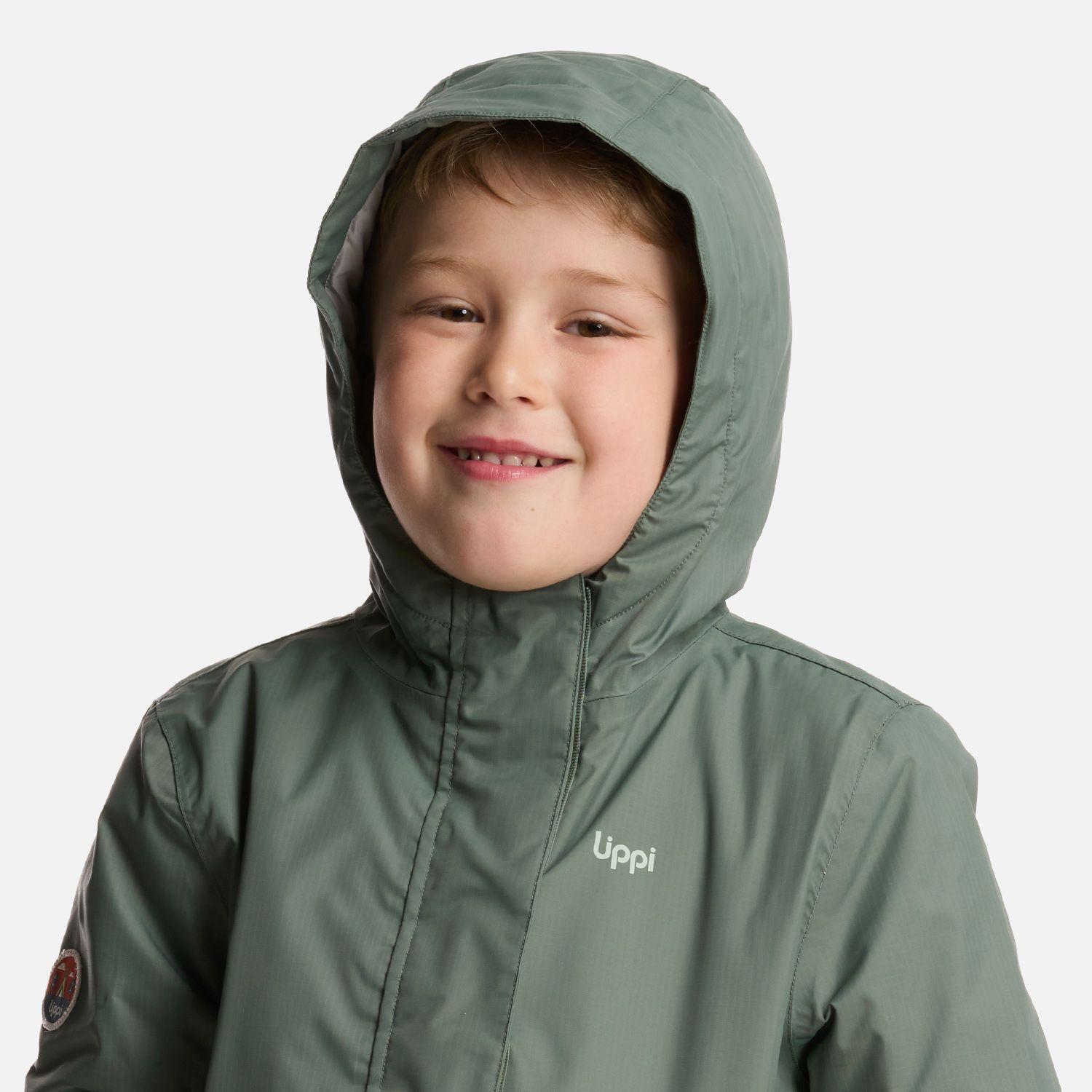 Chaqueta Niño Cold Place B-Dry Hoody Jacket Verde Musgo Lippi-3