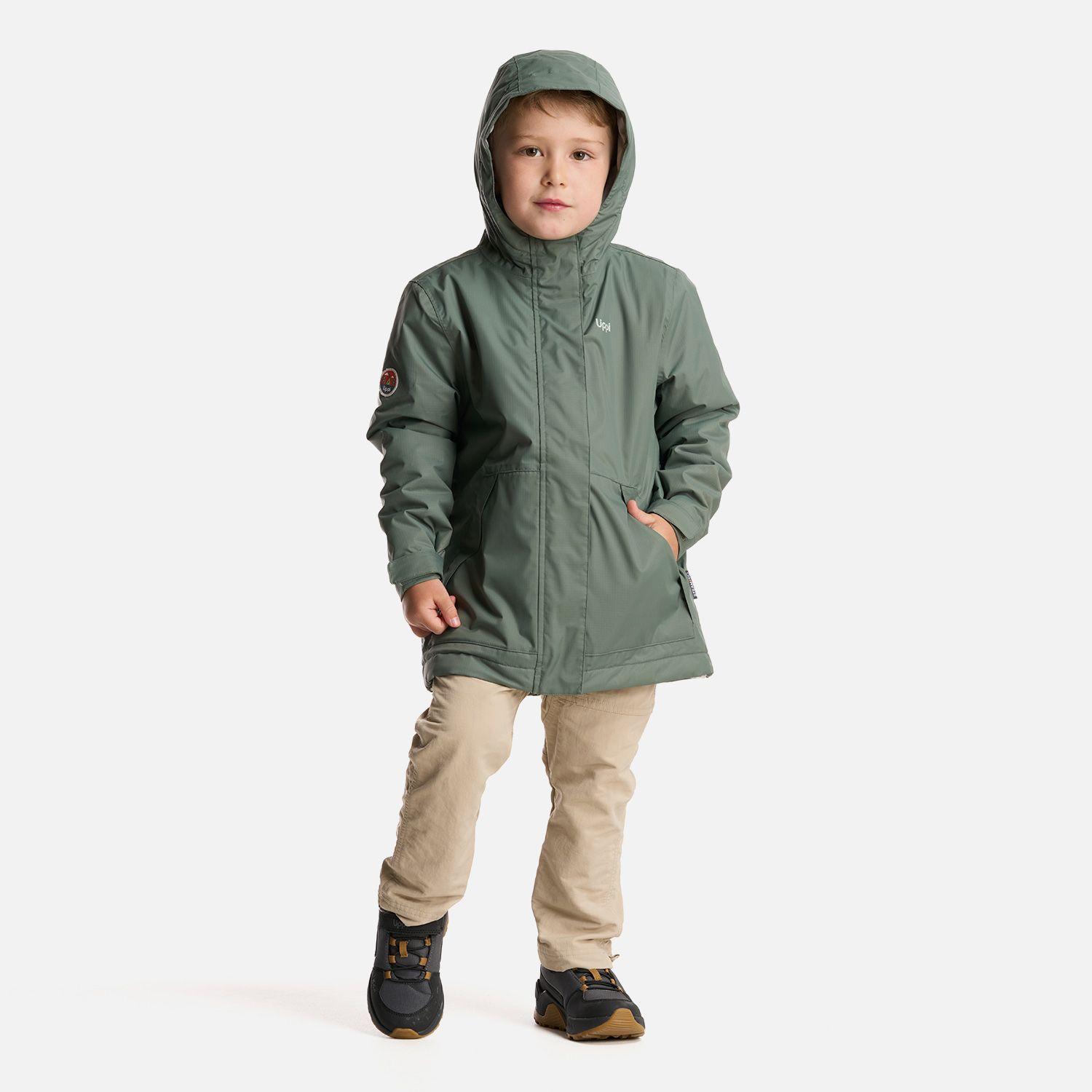 Chaqueta Niño Cold Place B-Dry Hoody Jacket Verde Musgo Lippi-5