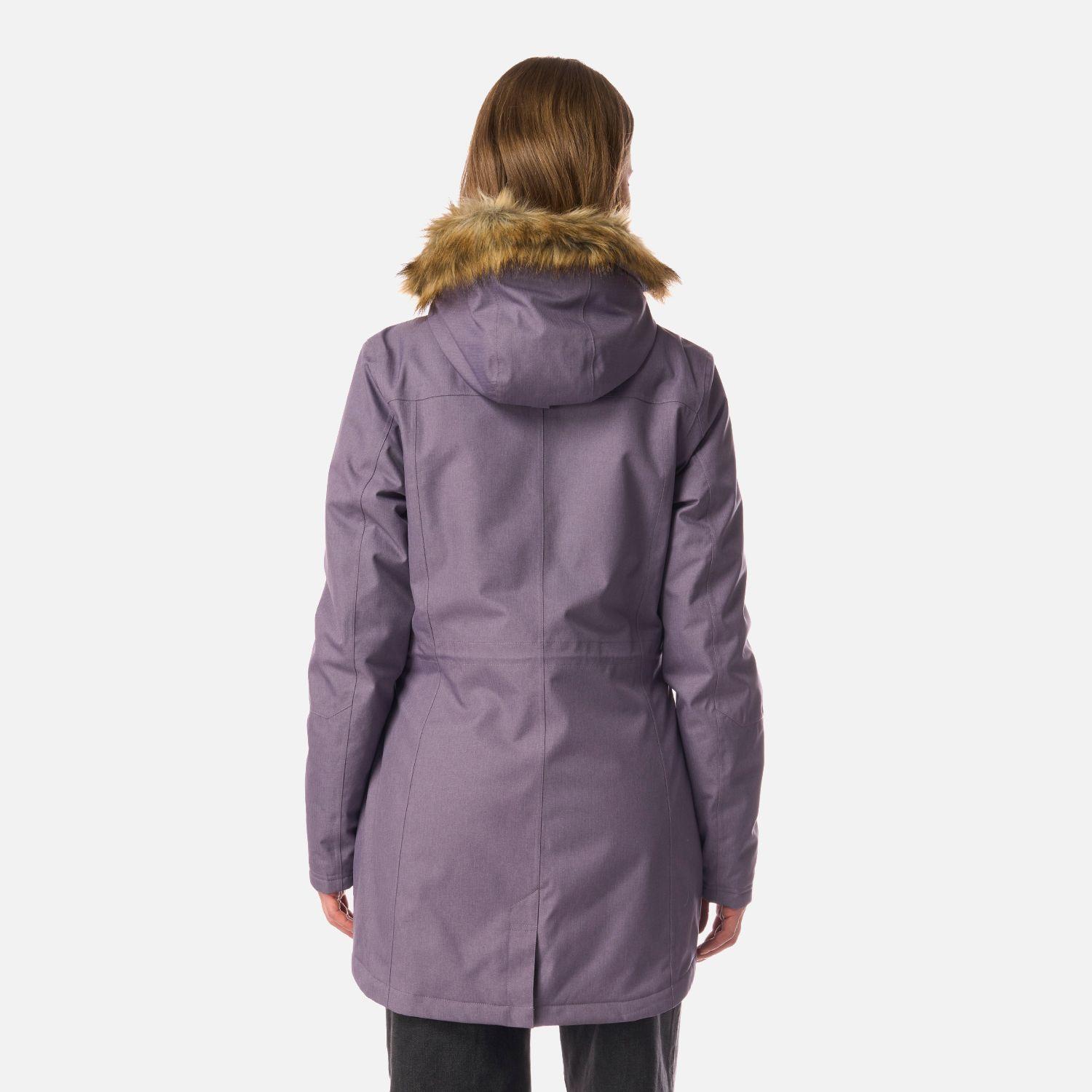 Chaqueta Mujer Roble B-Dry Hoody Jacket Violeta Melange Lippi I26-2