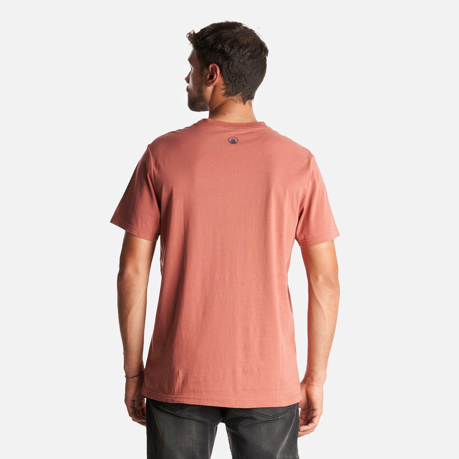 Polera Hombre Logo Lippi T-shirt Terracota Lippi I23-3