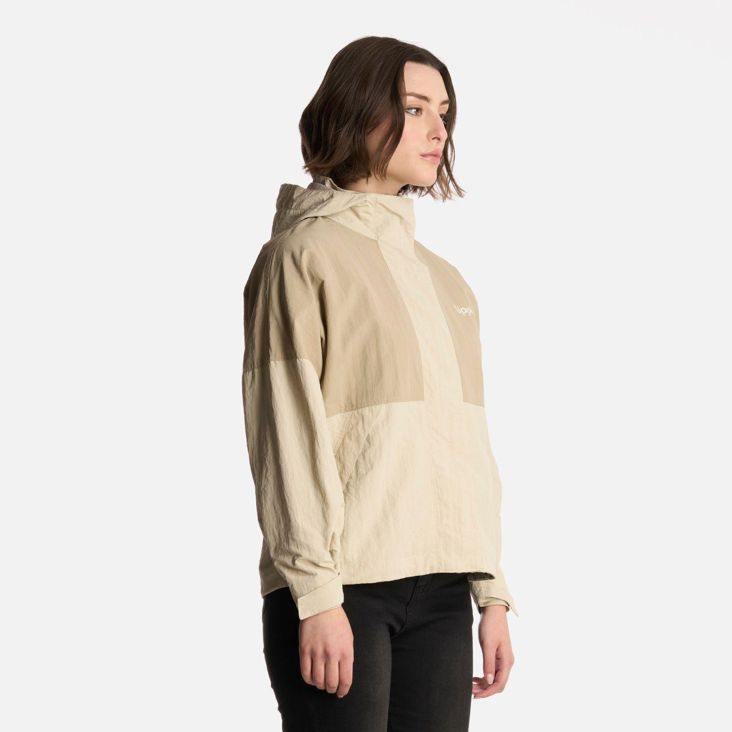 Chaqueta Mujer CityMe WindBreaker Hoody Jacket Taupe Lippi-1