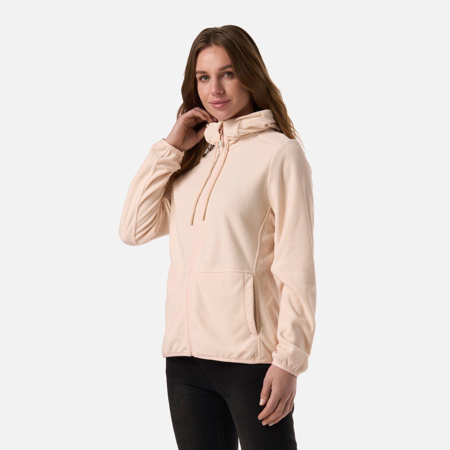 Polar Mujer Stripes Nano-F Full Zip Hoody Damasco Lippi V26-1