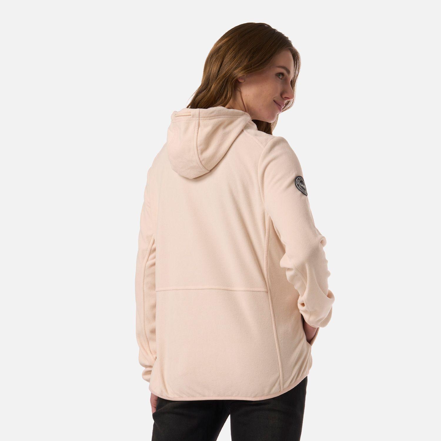 Polar Mujer Stripes Nano-F Full Zip Hoody Damasco Lippi V26-2