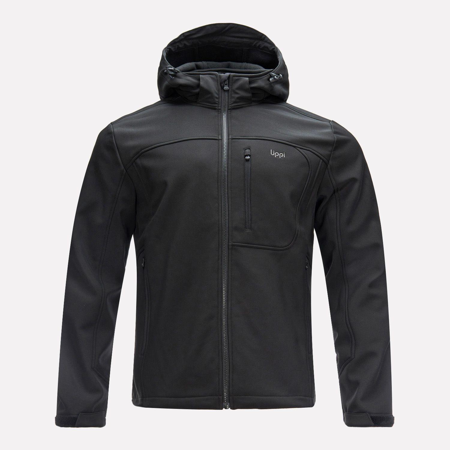 Chaqueta Hombre Macaya Softshell Hoody Jacket Negro Lippi 23-0