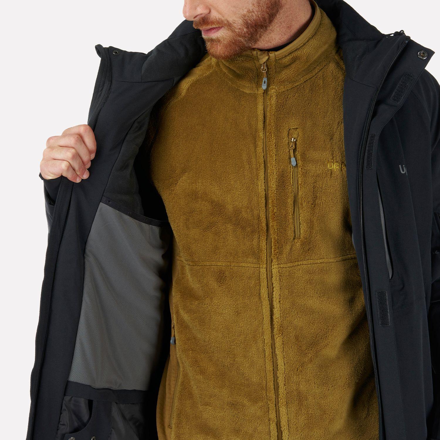 Chaqueta Hombre Andes B-Dry Hoody Jacket Negro Lippi I22-4