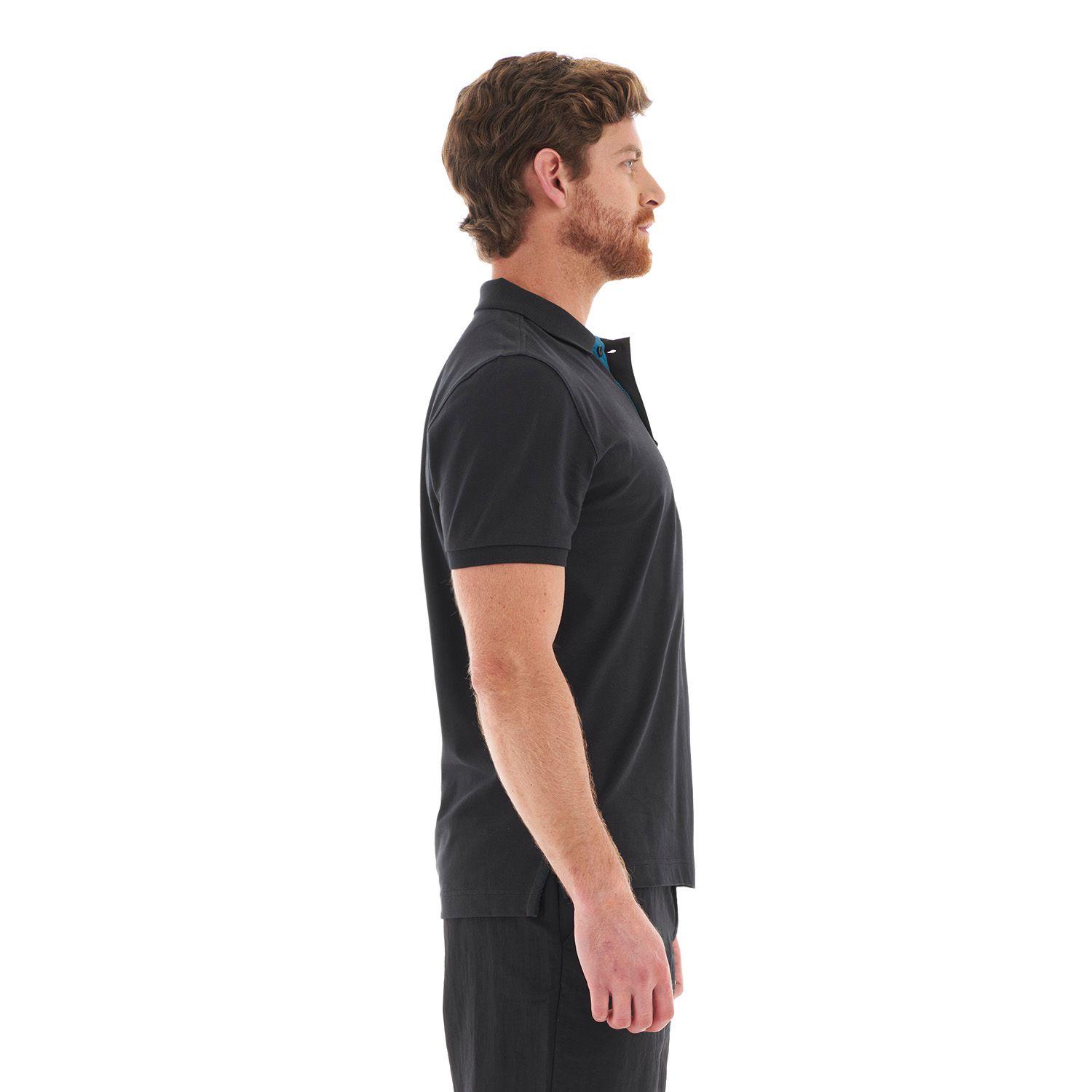 Polera Hombre First Class Elastic Polo Negro Lippi V23-3