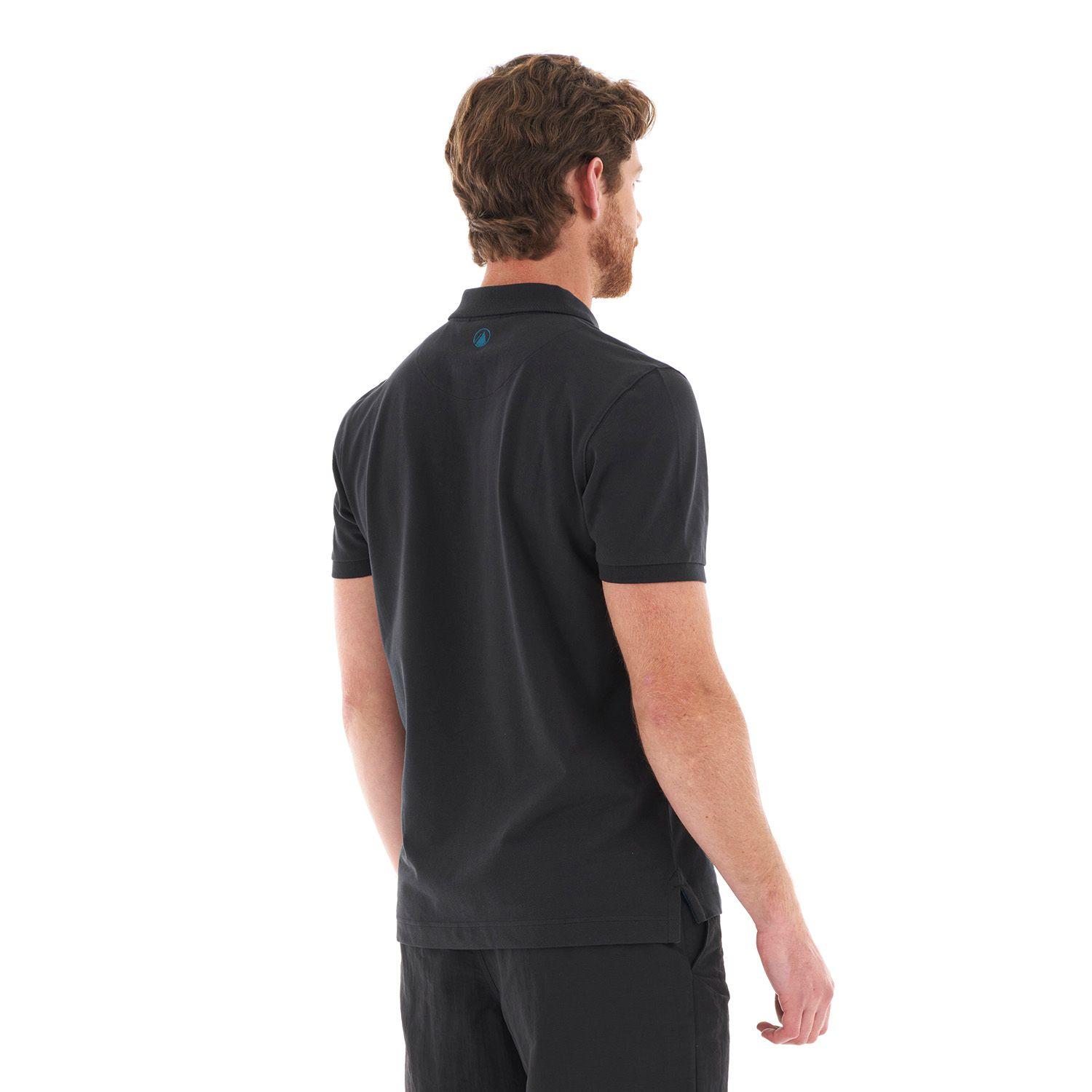 Polera Hombre First Class Elastic Polo Negro Lippi V23-4
