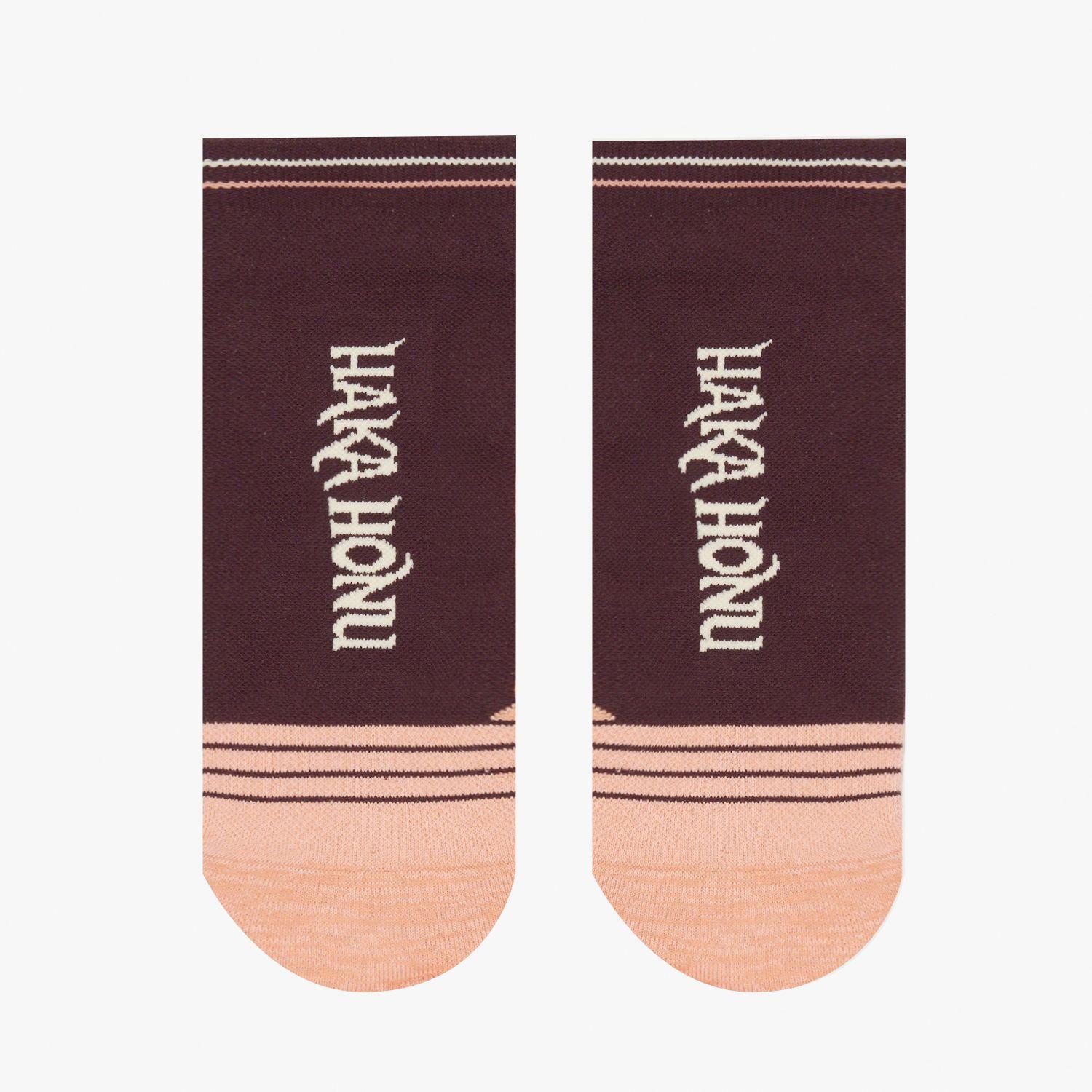 Calcetin Mujer Pistero Burdeo Haka Honu-1