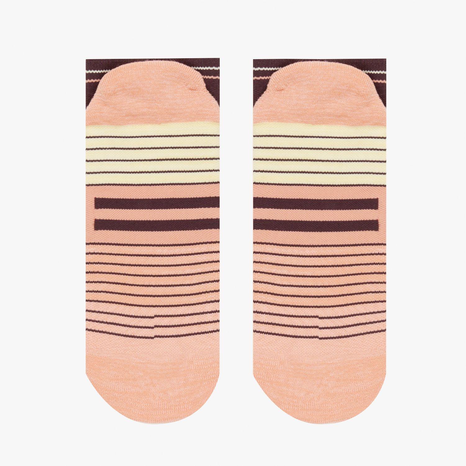 Calcetin Mujer Pistero Burdeo Haka Honu-2