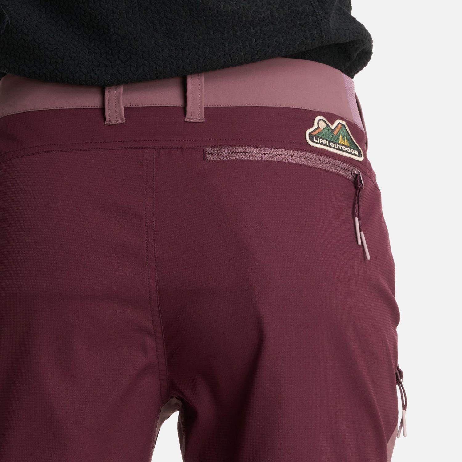 Pantalón Mujer Lennox Q-Dry Slim Fit Pants Morado Lippi I25-4