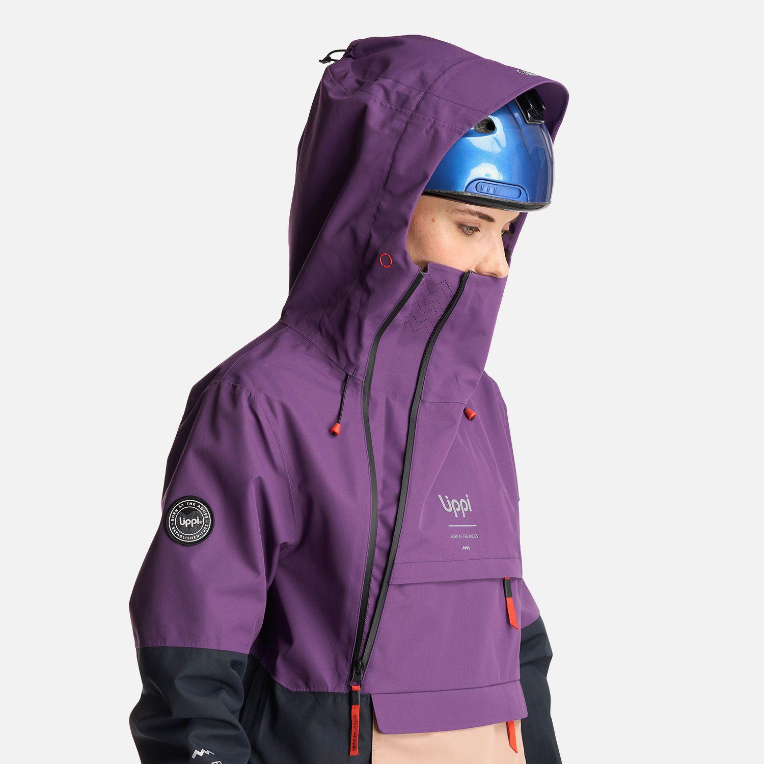 Chaqueta Mujer Black Hill 14 Zip B-Dry Jacket Morado Lippi-5