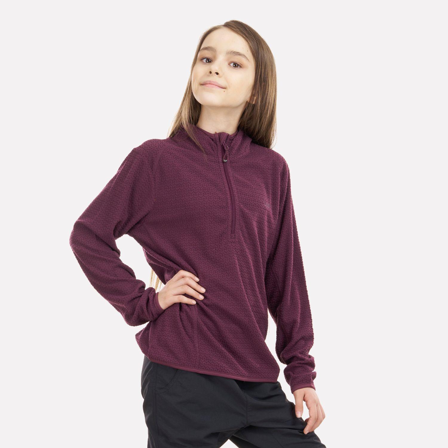 Poleron Teen Girl Mild Nano-F 14 Zip Hoody Vino Lippi-1