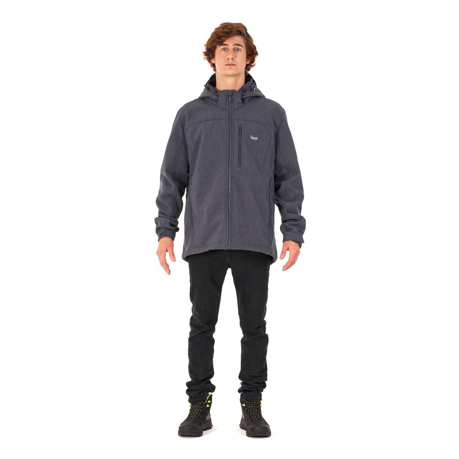 Chaqueta Hombre Macaya Softshell Hoody Jacket Melange Azul Lippi-9