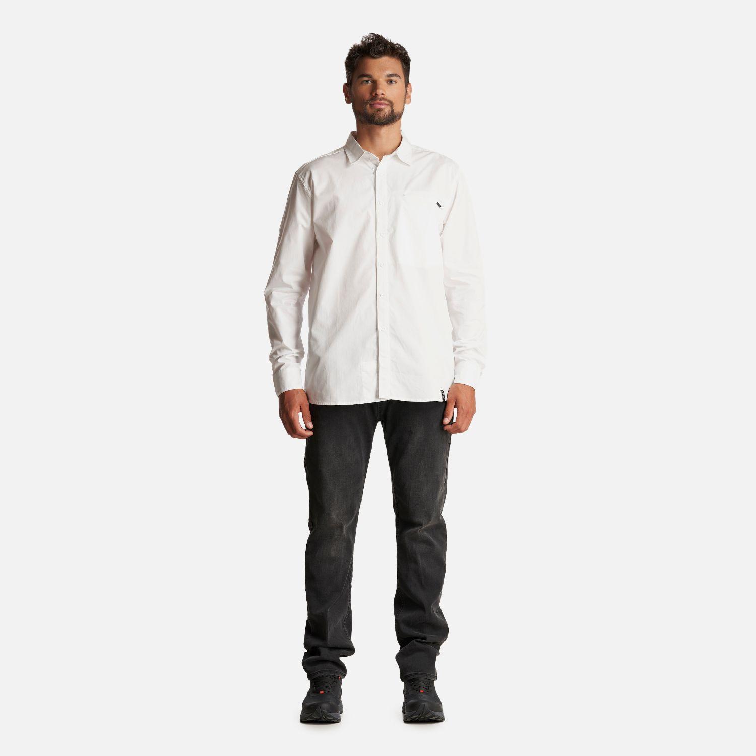 Camisa Hombre Alloy Long Sleeve Shirt Blanco Lippi I23-7