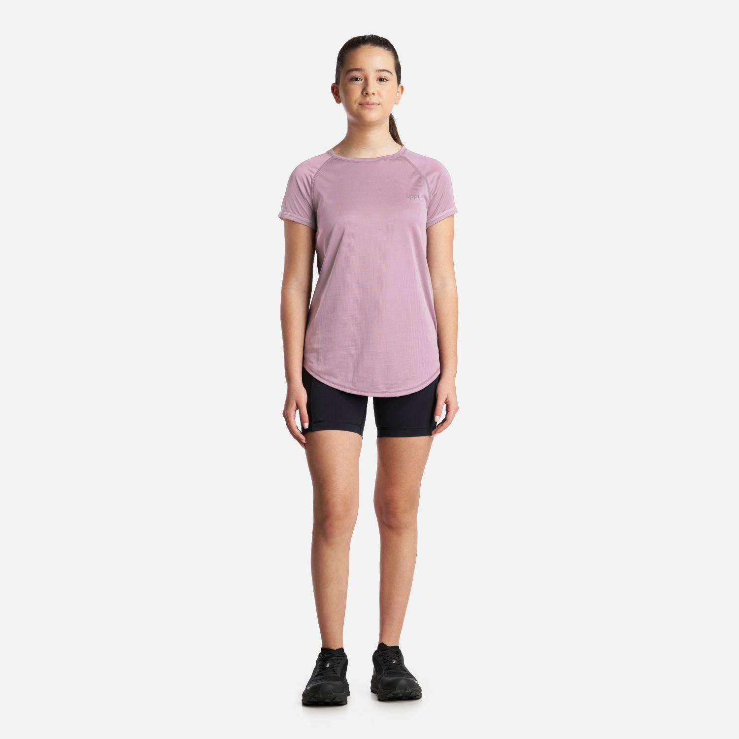 Polera Teen Girl Core Q-Dry T-Shirt Lila Lippi-4