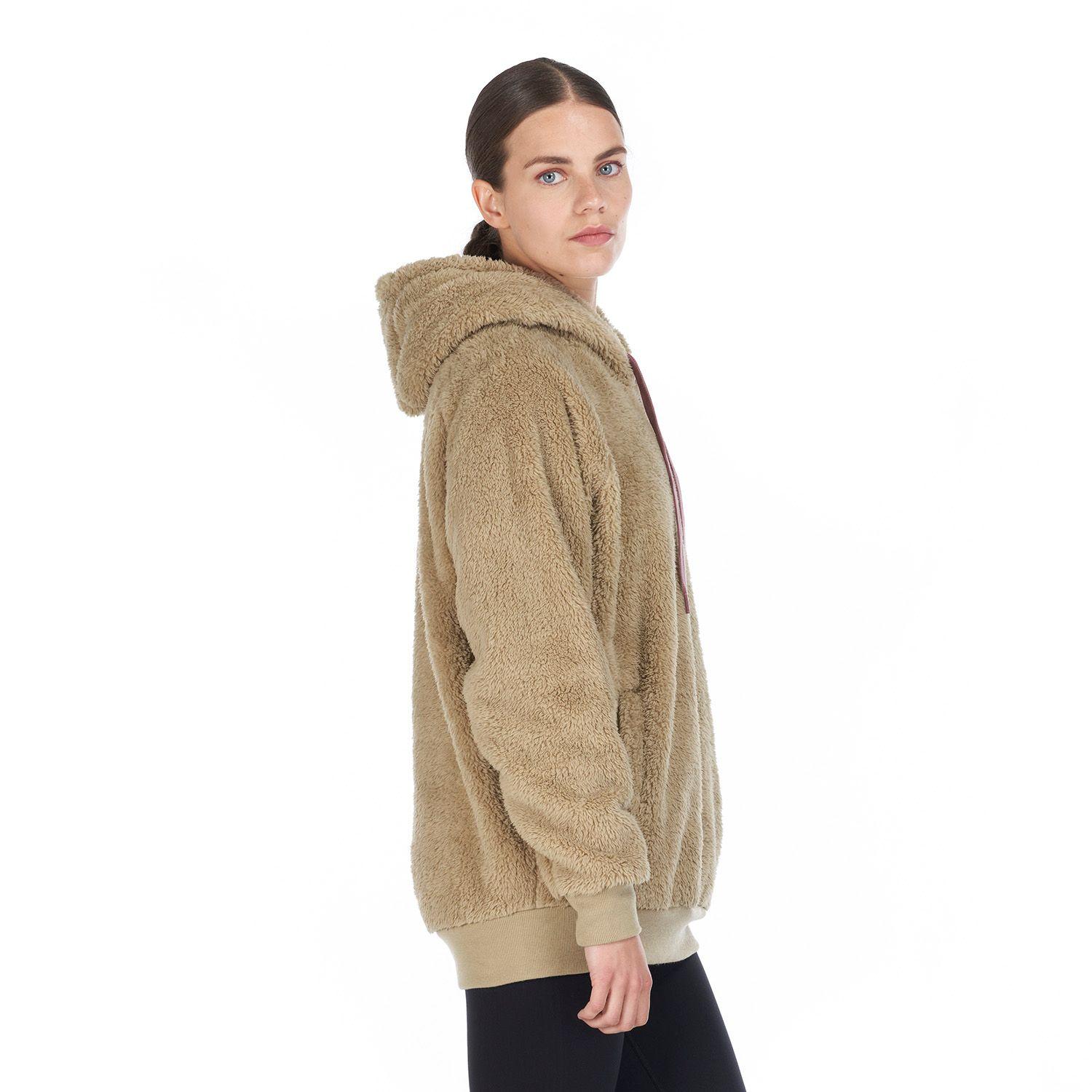 Poleron Mujer Cangur-oso Beige Haka Honu V23-3
