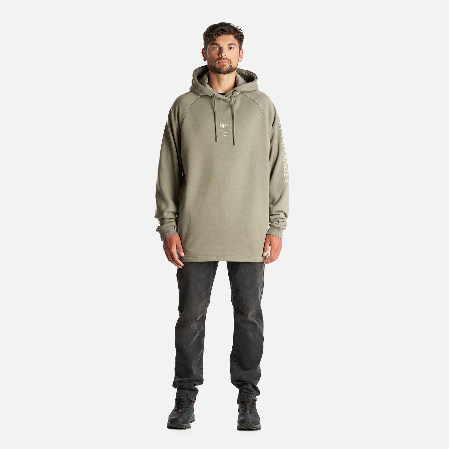 Poleron Hombre Heavy Duty Hoody Sweatshirt Laurel Lippi-6