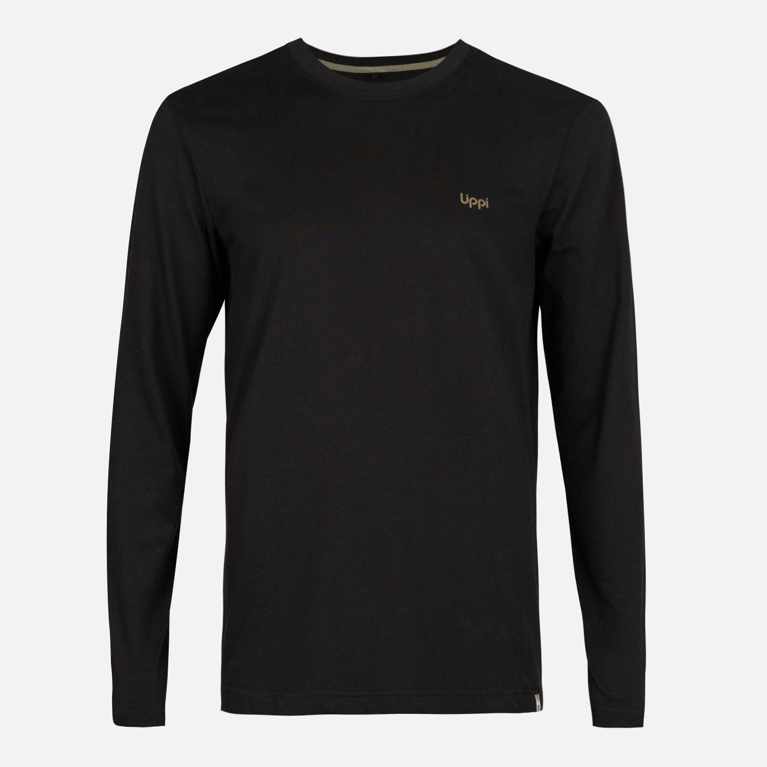 Polera Hombre Ulmo Long Sleeve T-Shirt Negro Lippi-0