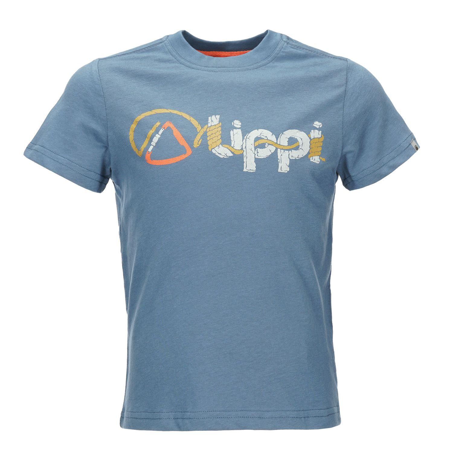 Polera Niño Logo Lippi UV-Stop T-Shirt Azul Lippi V22-0