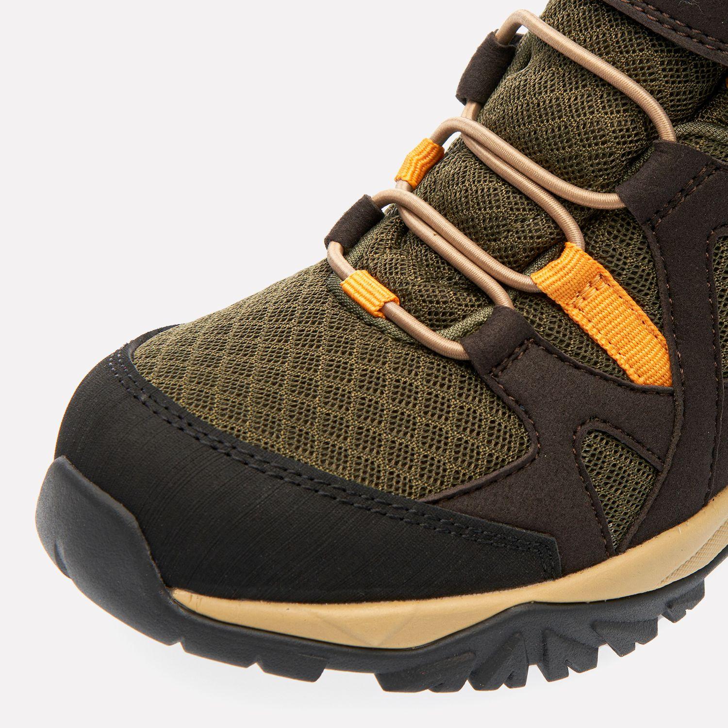Botín Niño Tellus Mid Kids Verde Negro Lippi-6