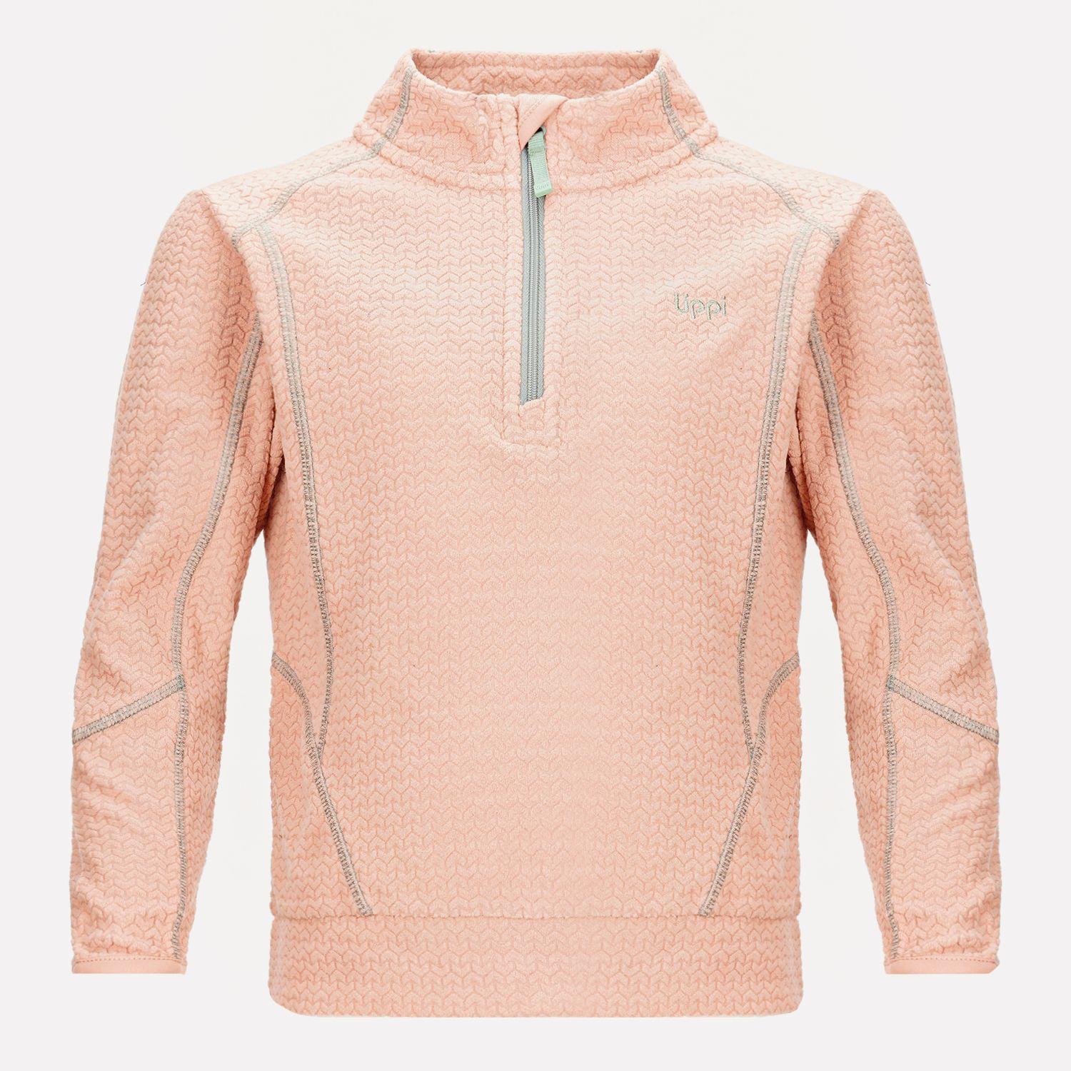 Poleron Niña Saltamontes Nano-F 14 Zip Malva Lippi-0