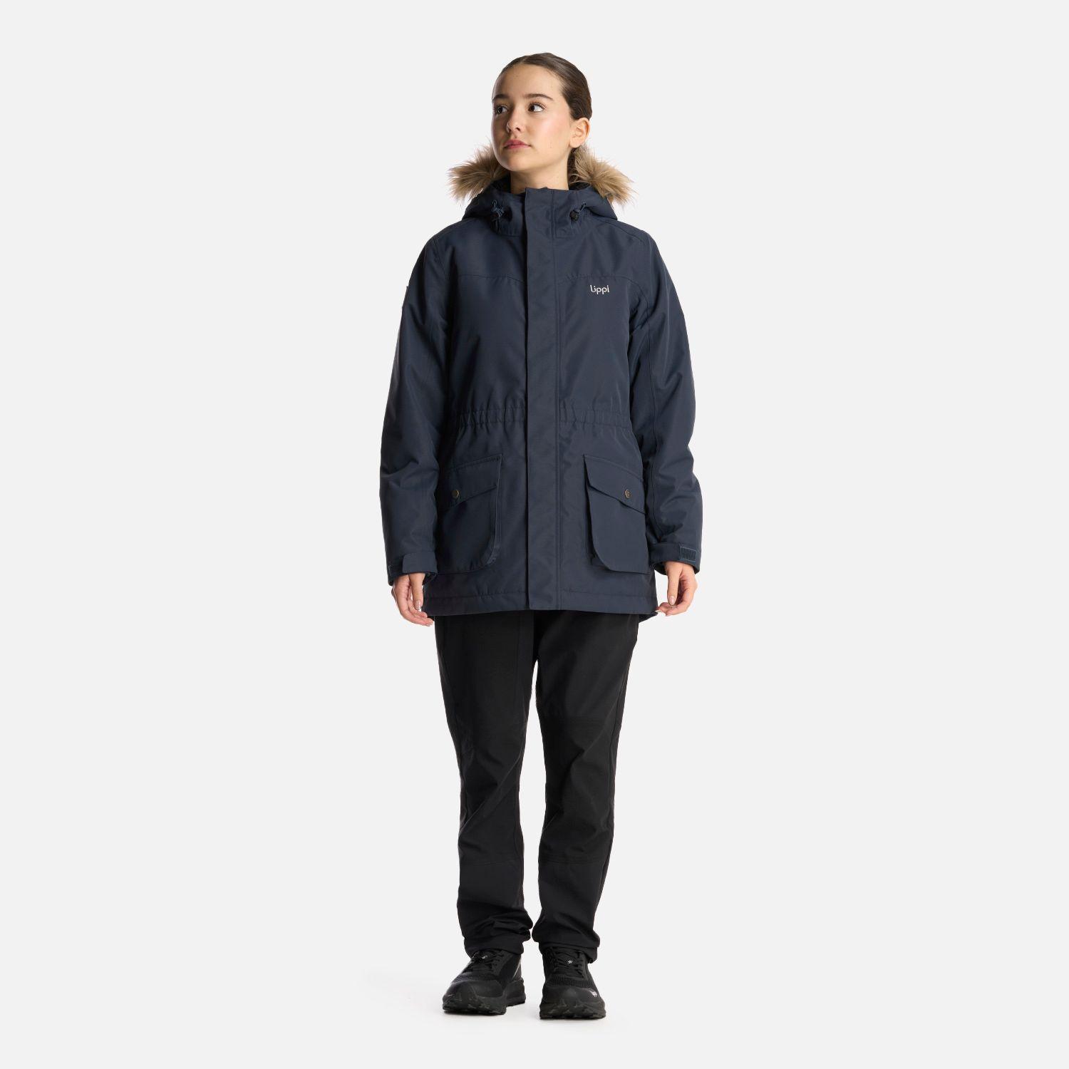 Chaqueta Teen Girl Roble B-Dry Hoody Jacket Azul Marino Lippi-7