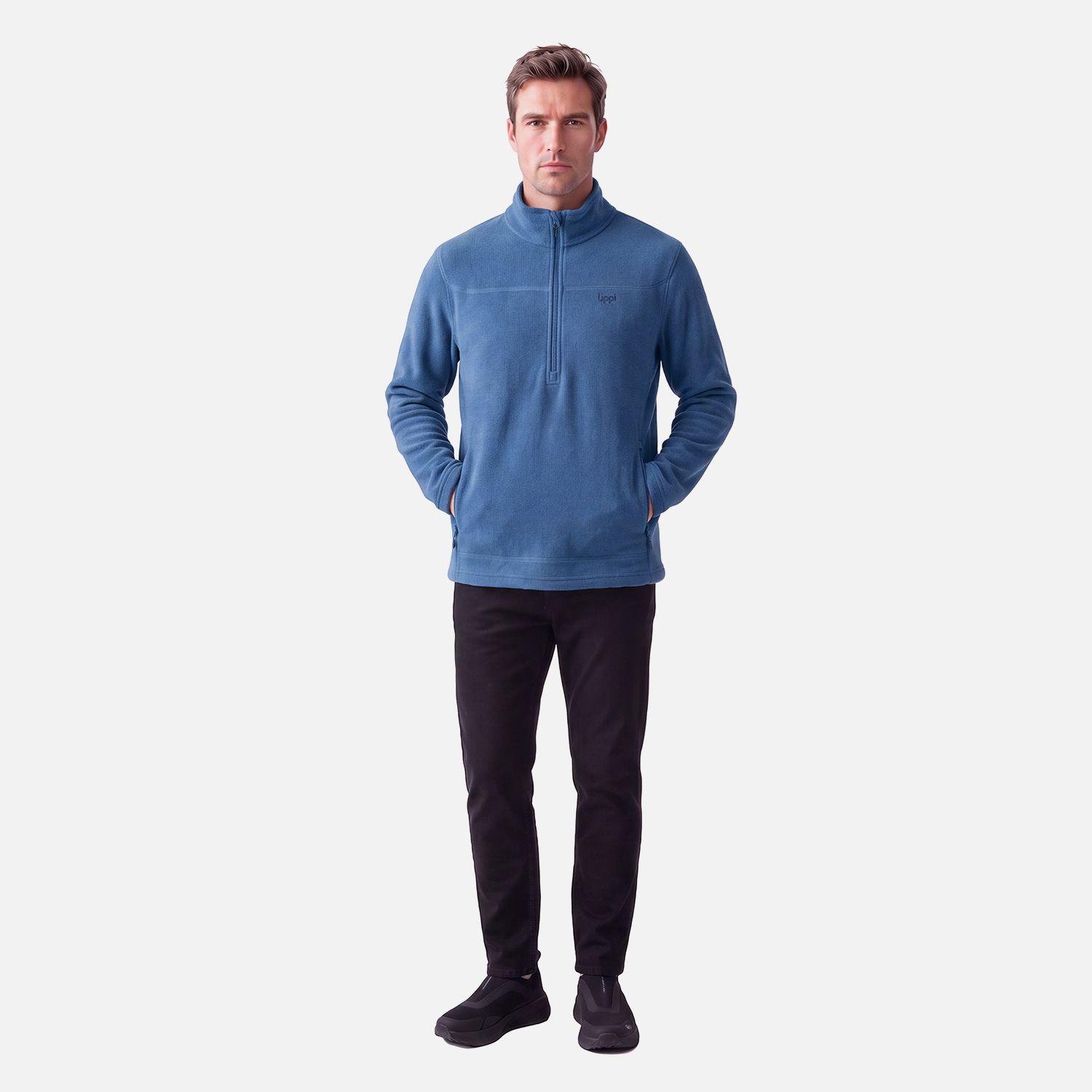 Polar Hombre Elemental Therm-Pro 1/4 Zip Azul Oscuro Lippi V27-4