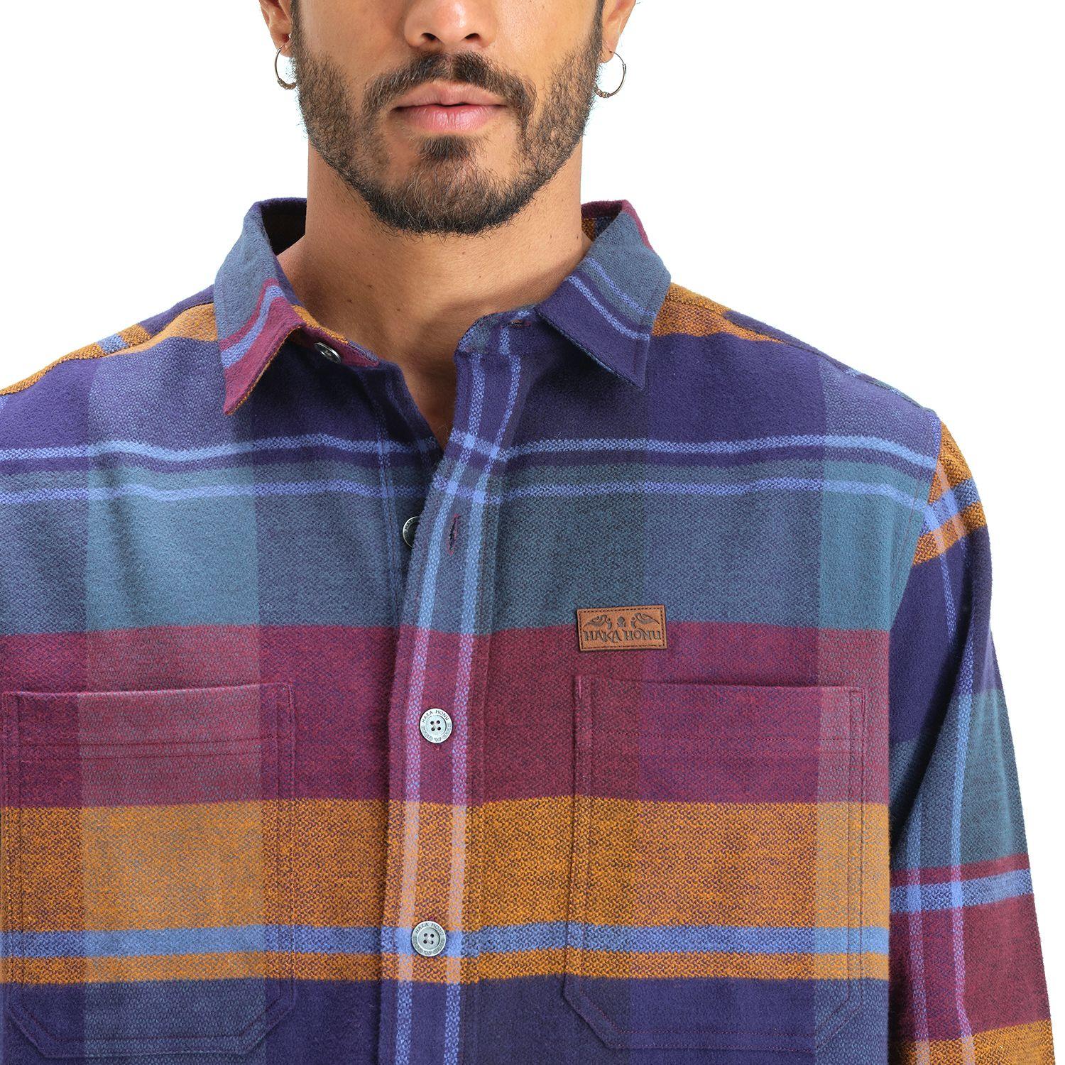 Camisa Hombre Hachazo Azul Haka Honu I20-4