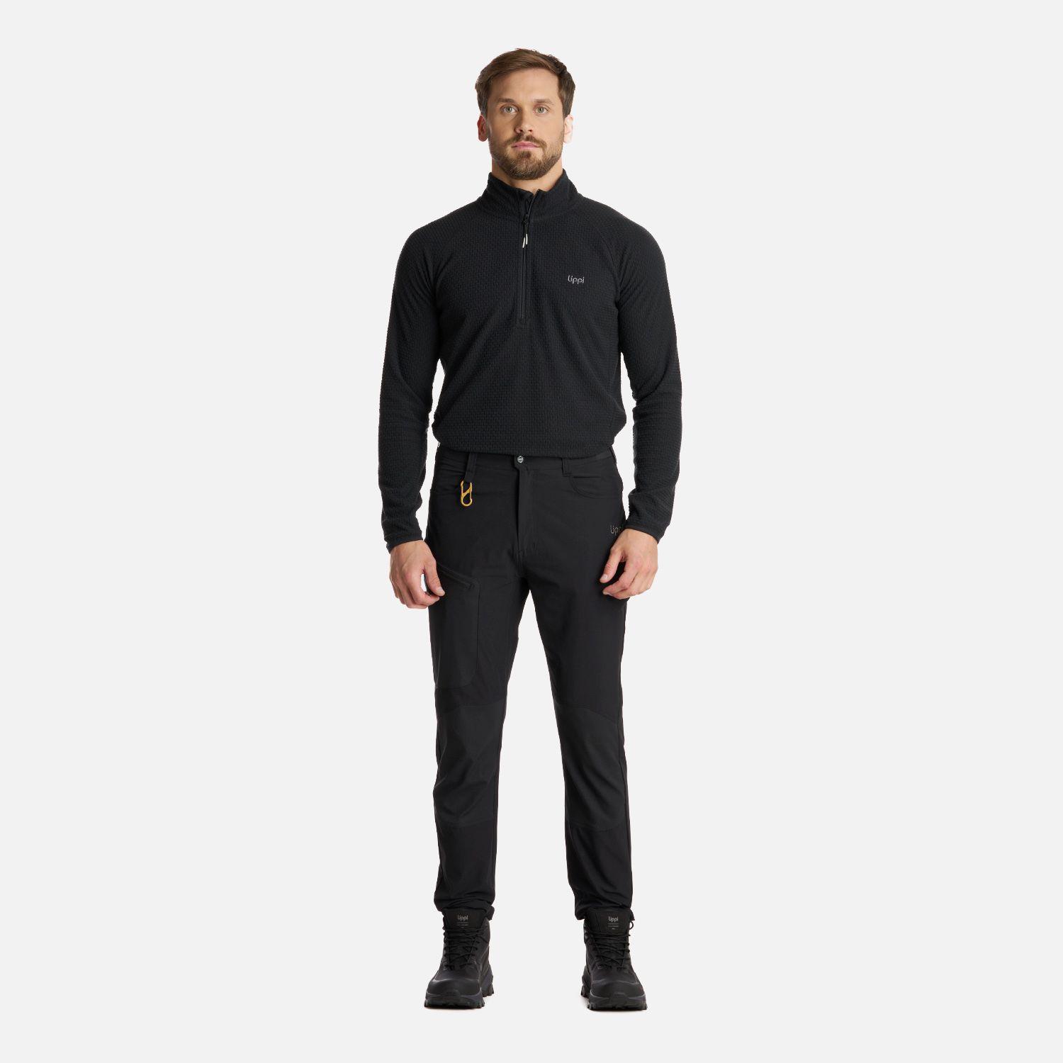 Pantalón Hombre Lennox Q-Dry Mix-2 Pants Negro Lippi I25-7