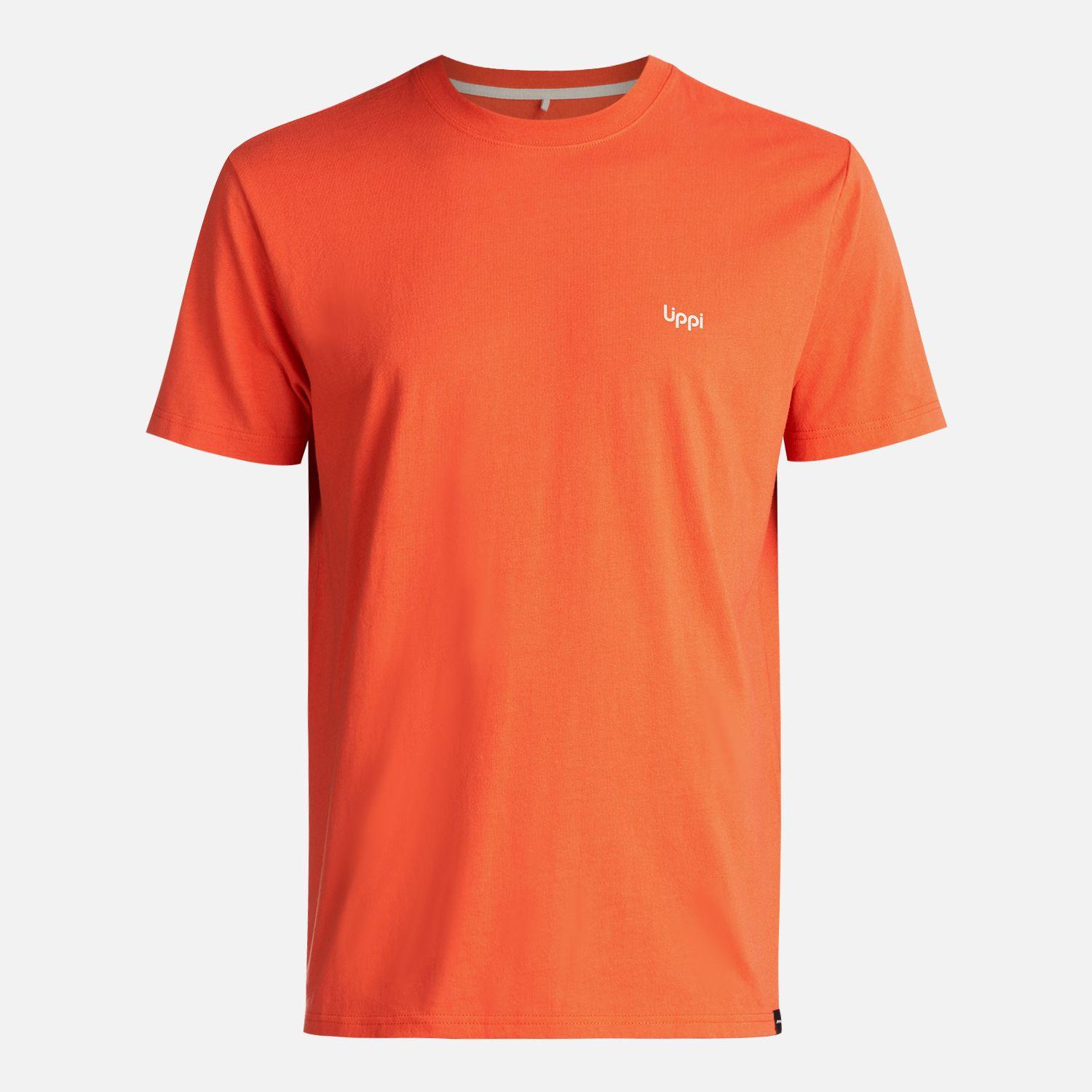 Polera Hombre Born at the Andes T-Shirt Naranjo Oscuro Lippi-0