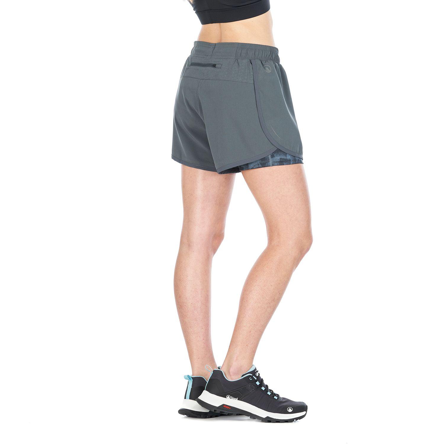 Short Mujer Go For It Shorts Azul Grisaceo Lippi V22-4