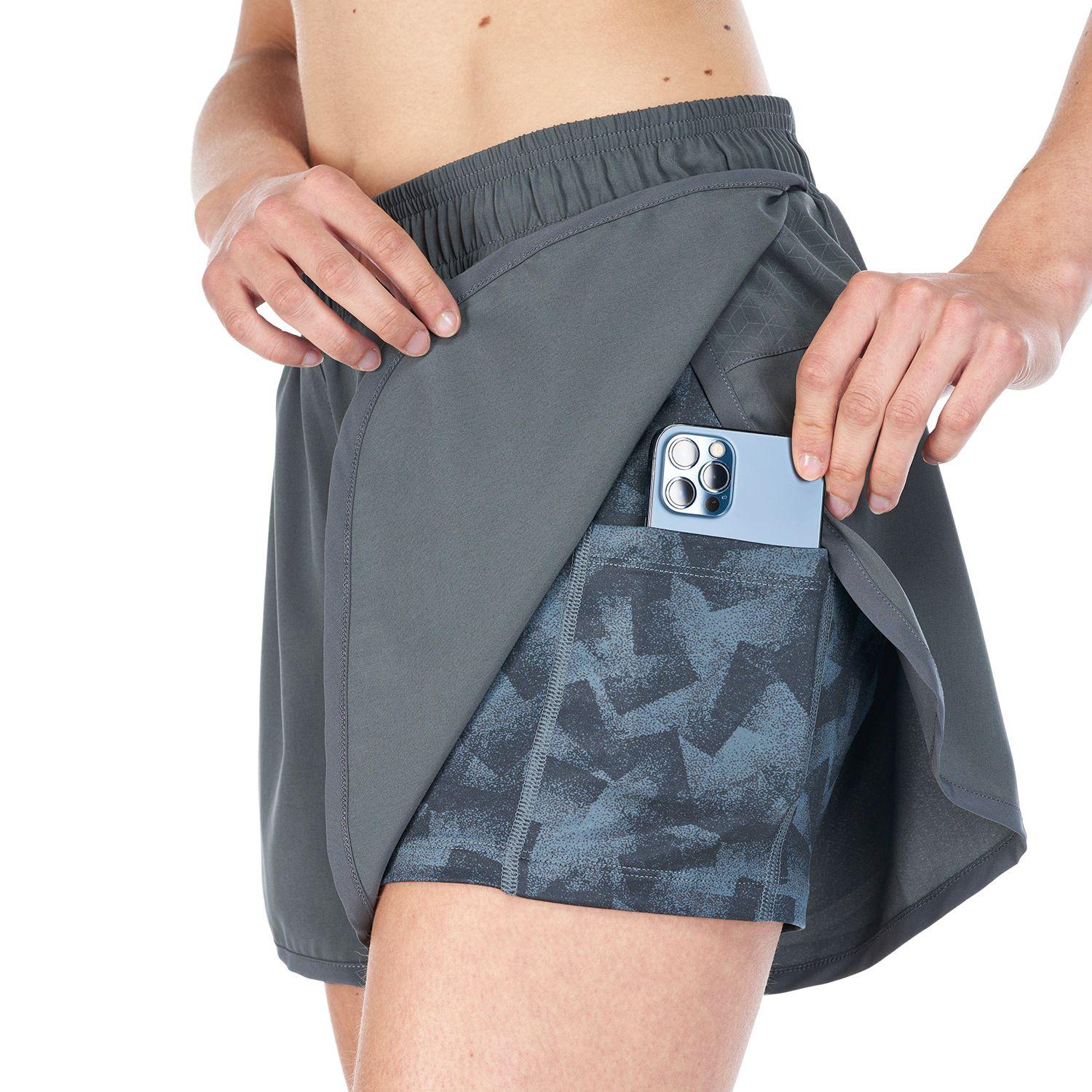 Short Mujer Go For It Shorts Azul Grisaceo Lippi V22-6
