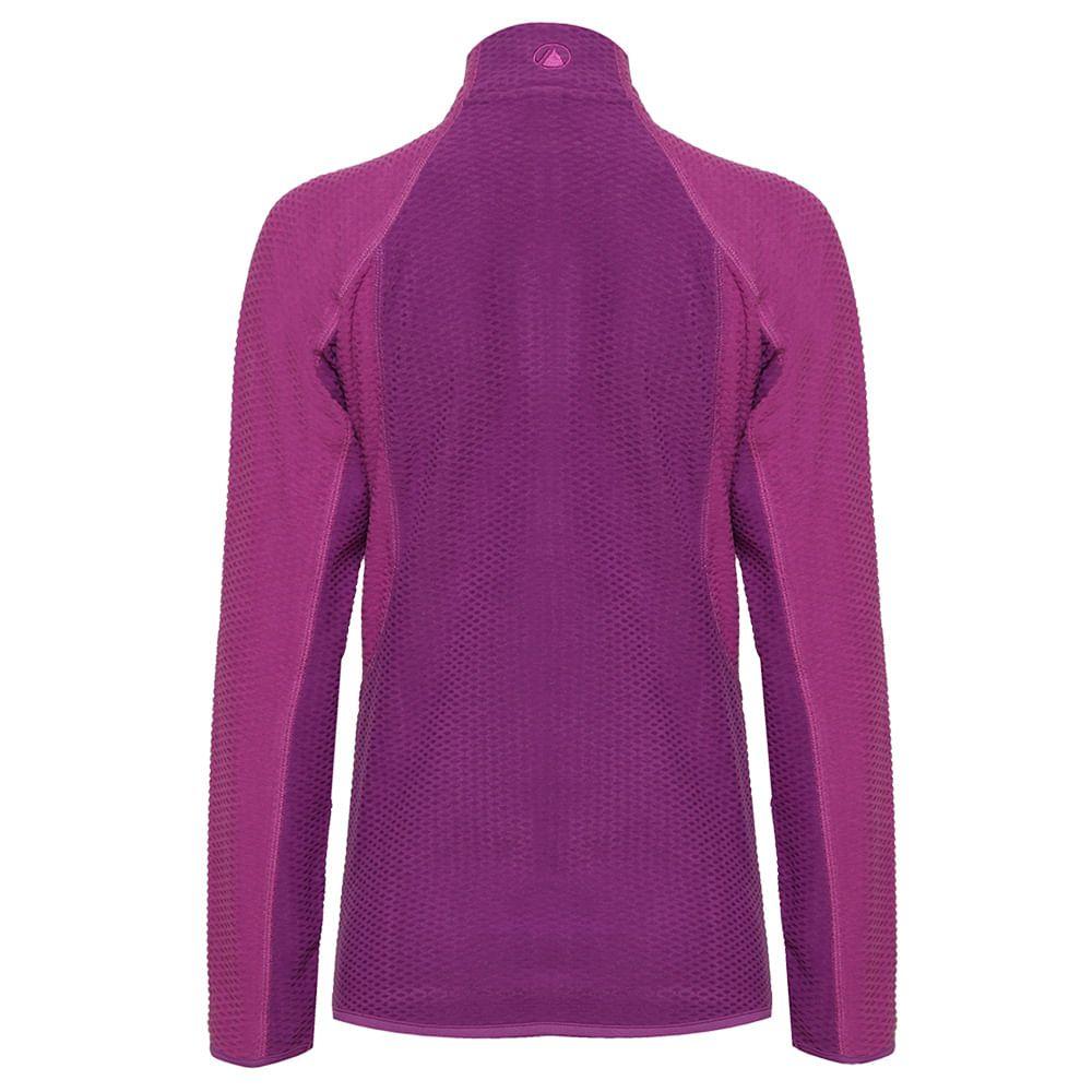Poleron Mujer Jacaranda Nano-F 14 Zip Morado Claro / Purpura Lippi-1