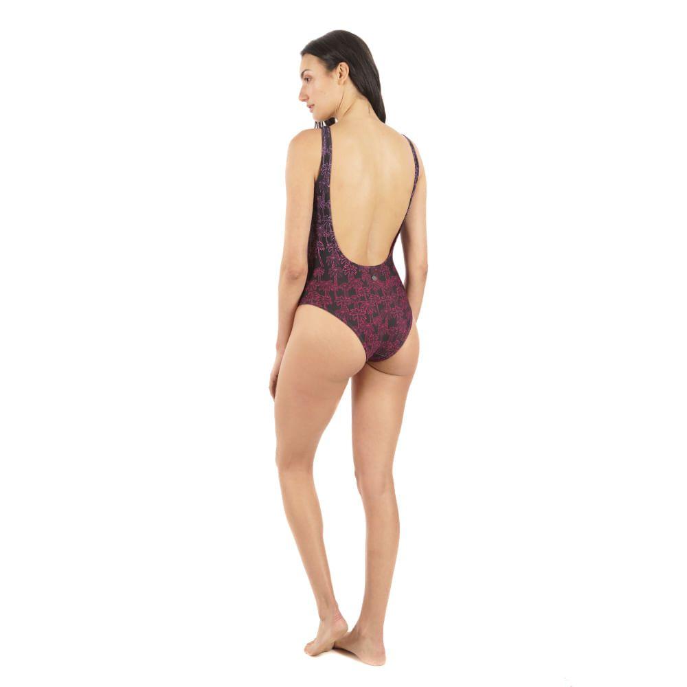 Traje de Baño Mujer La Anderson Print Morado Haka Honu-3