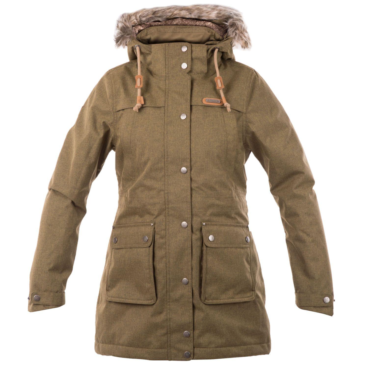 Chaqueta Mujer Roble B-Dry Jacket Verde Mate Lippi-0
