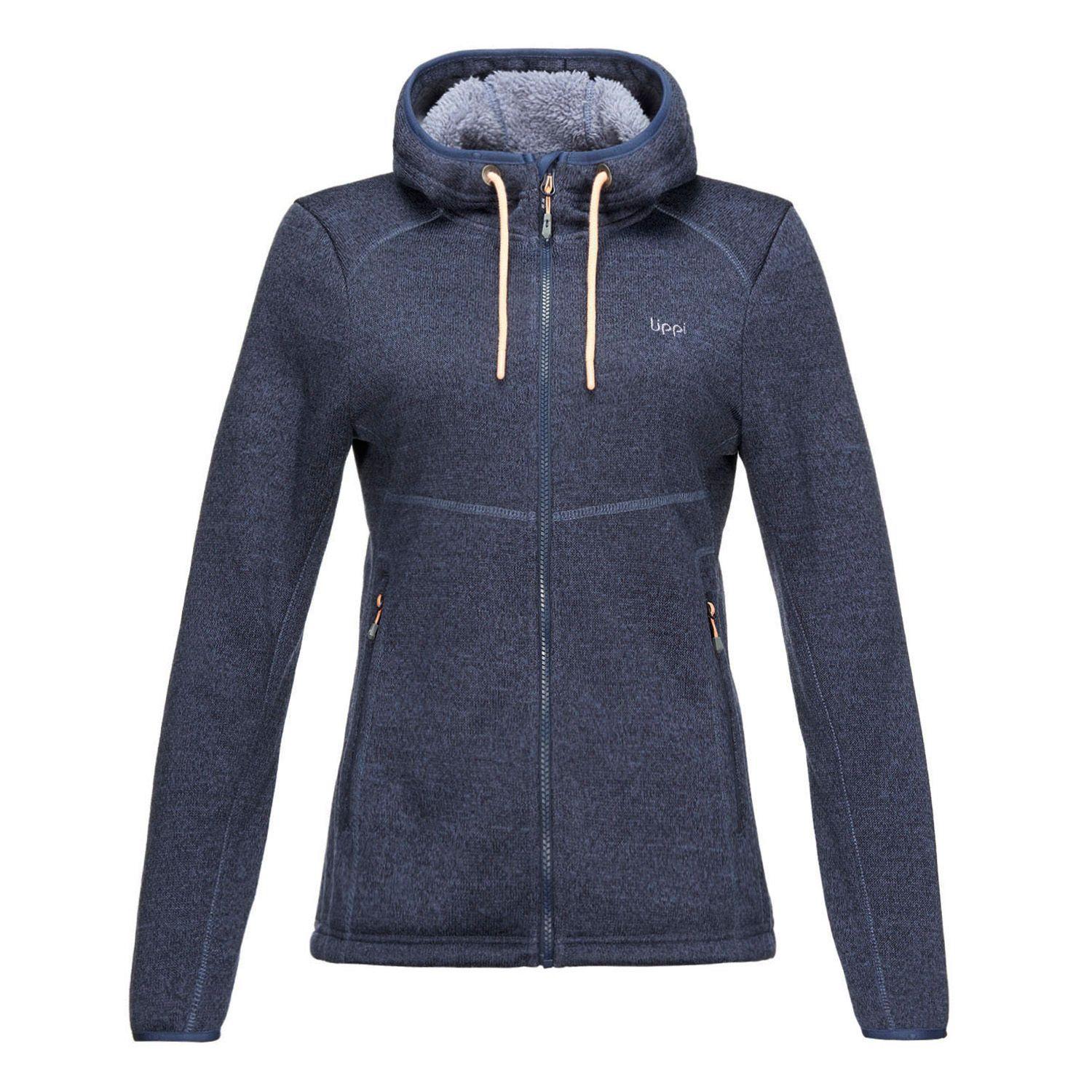 Polar Mujer Sense Blend-Pro Hoody Jacket Melange Azul Noche Lippi V22-0