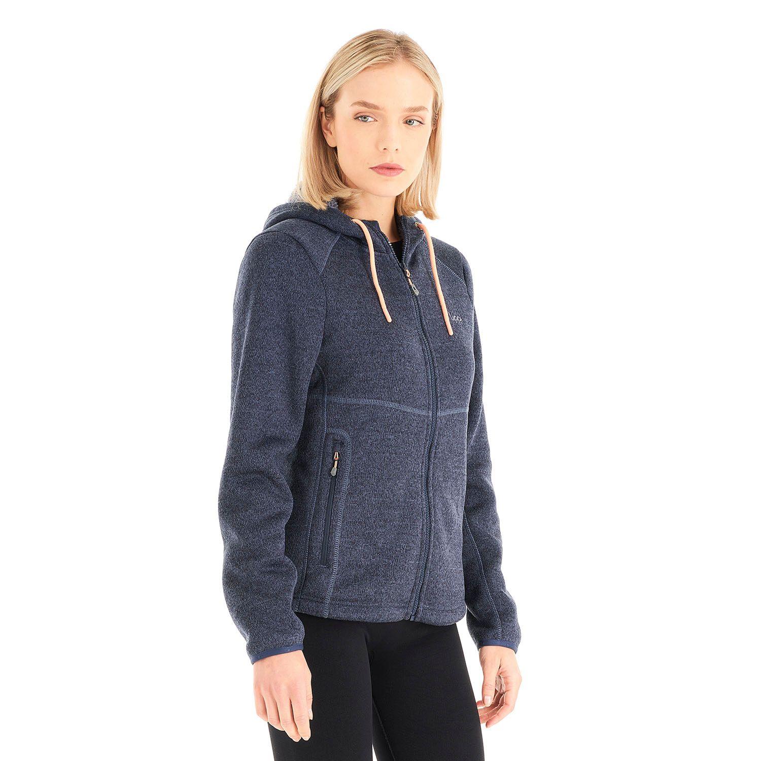 Polar Mujer Sense Blend-Pro Hoody Jacket Melange Azul Noche Lippi V22-2